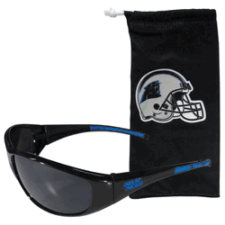 Carolina Panthers Sunglass and Bag Set