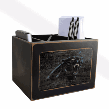 Carolina Panthers Team Color Desktop Organizer