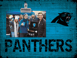 Carolina Panthers Team Name Clip Frame