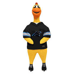Carolina Panthers Team Rubber Chicken Toy