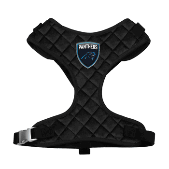 Carolina Panthers Velvet Pet Harness - XS