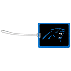 Carolina Panthers Vinyl Luggage Tag