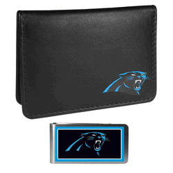 Carolina Panthers Weekend Bi-fold Wallet & Color Money Clip