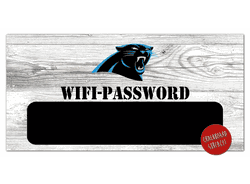 Carolina Panthers Wifi Password 6x12 Sign
