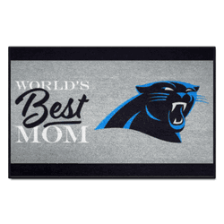 Carolina Panthers World's Best Mom Starter Mat Accent Rug - 19in. x 30in.
