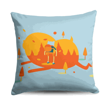 Cartoon Network Adventure Time Adventure Awaits Throw Pillow 18x18 Inches