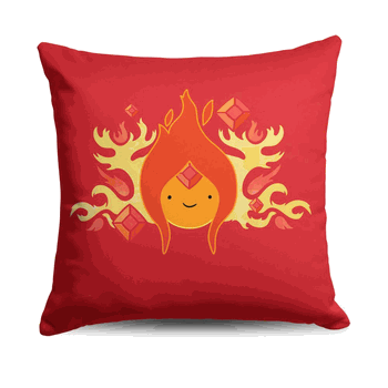 Cartoon Network Adventure Time Flame Princess Throw Pillow 18x18 Inches