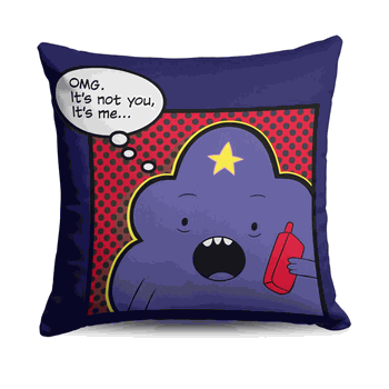 Cartoon Network Adventure Time Its Not You Its Me Throw Pillow 18x18 Inches