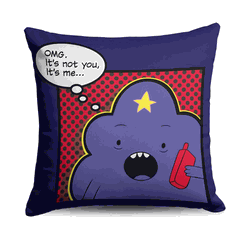 Cartoon Network Adventure Time Its Not You Its Me Throw Pillow 18x18 Inches