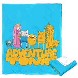 Cartoon Network Adventure Time Jake Silliness Silk Touch Throw Blanket 50x60 Inches
