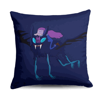 Cartoon Network Adventure Time Joy Ride Throw Pillow 18x18 Inches