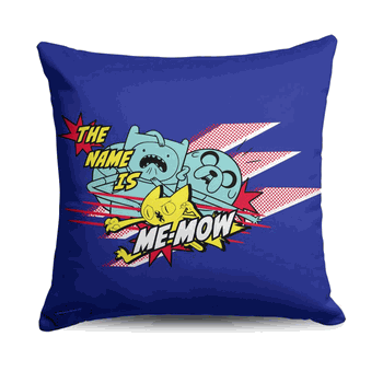 Cartoon Network Adventure Time The Names Memeow Throw Pillow 18x18 Inches