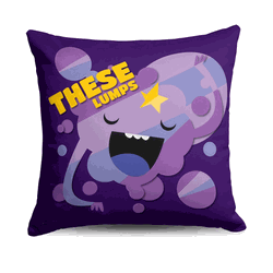 Cartoon Network Adventure Time These Lumps Throw Pillow 18x18 Inches