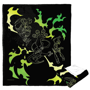 Cartoon Network Ben 10 Aliens To The Rescue Silk Touch Throw Blanket 50x60 Inches