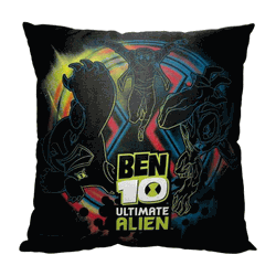 Cartoon Network Ben 10 Graffiti Ben Throw Pillow 18x18 Inches