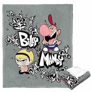 Cartoon Network Billy And Mandy Billy And Mandy Silk Touch Throw Blanket 50x60 Inches