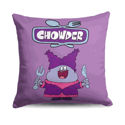 Cartoon Network Chowder Throw Pillow 18x18 inches