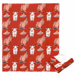 Cartoon Network Cow And Chicken What The Butt Silk Touch Throw Blanket 50x60 Inches