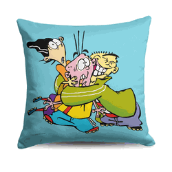 Cartoon Network Ed Edd N Eddy Bro Hug Throw Pillow 18x18 Inches
