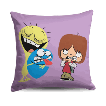 Cartoon Network Foster's Home For Imaginary Friends Bring It In Throw Pillow 18x18 inches
