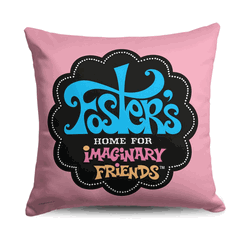 Cartoon Network Foster's Home For Imaginary Friends Foster's Logo Throw Pillow 18x18 inches