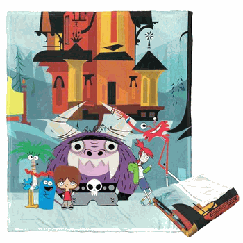 Cartoon Network Foster's Home For Imaginary Friends Outside Fosters Silk Touch Throw Blanket 50x60 Inches