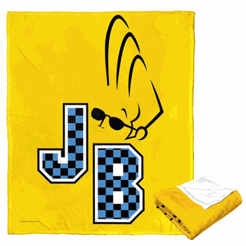 Cartoon Network Johnny Bravo Jb Silk Touch Throw Blanket 50x60 Inches