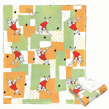 Cartoon Network Johnny Bravo Johnny's Moves Silk Touch Throw Blanket 50x60 Inches