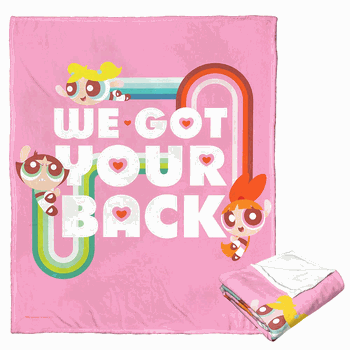 Cartoon Network Powerpuff Girls Got Your Back Silk Touch Throw Blanket 50x60 Inches