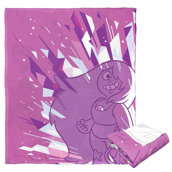 Cartoon Network Steven Universe Amethyst Crystal Burst Silk Touch Throw Blanket 50x60