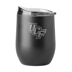 Central Florida Golden Knights 16oz Gun Metal Powder Coat Curved Beverage