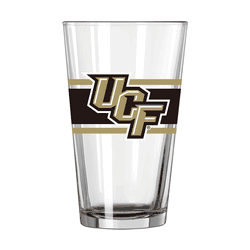Central Florida Golden Knights 16oz Stripe Pint Glass