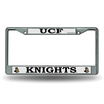 Central Florida Golden Knights Standard Chrome Frame with Plastic Inserts 12