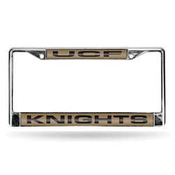 Central Florida Golden Knights Gold Laser Chrome Frame