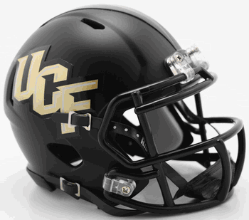 Central Florida Golden Knights NCAA Mini Speed Football Helmet Anthracite