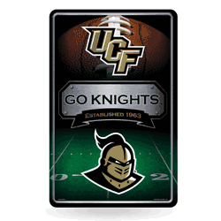 Central Florida Golden Knights UCF 11" x 17" Metal Home Dcor Sign