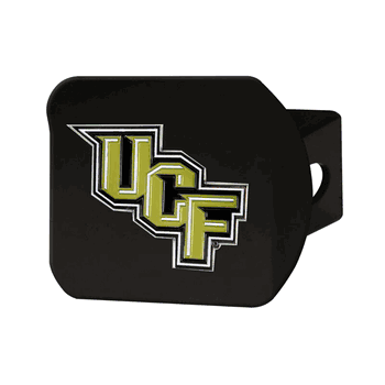 Central Florida Knights Black Metal Hitch Cover - 3D Color Emblem