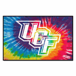 Central Florida Knights Tie Dye Starter Mat Accent Rug - 19in. x 30in.