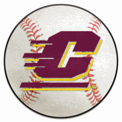 Central Michigan Chippewas Baseball Rug - 27in. Diameter