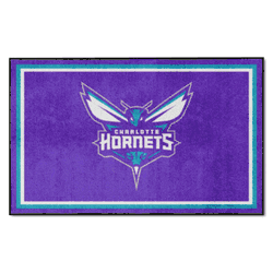 Charlotte Hornets 4ft. x 6ft. Plush Area Rug