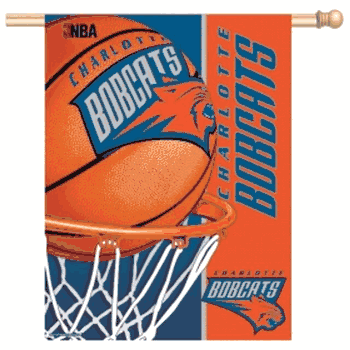 Charlotte Hornets Banner 28x40 Vertical