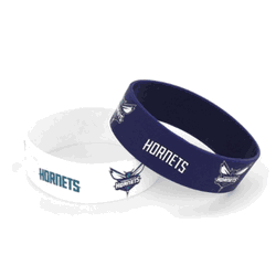 Charlotte Hornets Bracelets - 2 Pack Wide