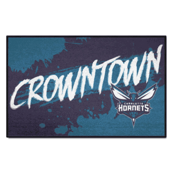 Charlotte Hornets Slogan Starter Mat Accent Rug - 19in. x 30in.