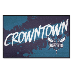 Charlotte Hornets Slogan Starter Mat Accent Rug - 19in. x 30in.
