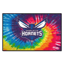 Charlotte Hornets Tie Dye Starter Mat Accent Rug - 19in. x 30in.