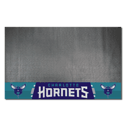 Charlotte Hornets Vinyl Grill Mat - 26in. x 42in.