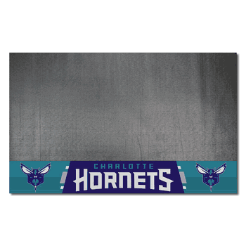 Charlotte Hornets Vinyl Grill Mat - 26in. x 42in.