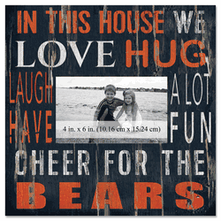 Chicago Bears 10x10 In This House Frame
