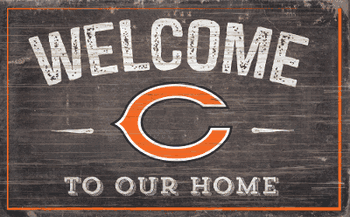 Chicago Bears 11x19 Welcome to our Home Sign