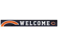 Chicago Bears 16in. Welcome Strip